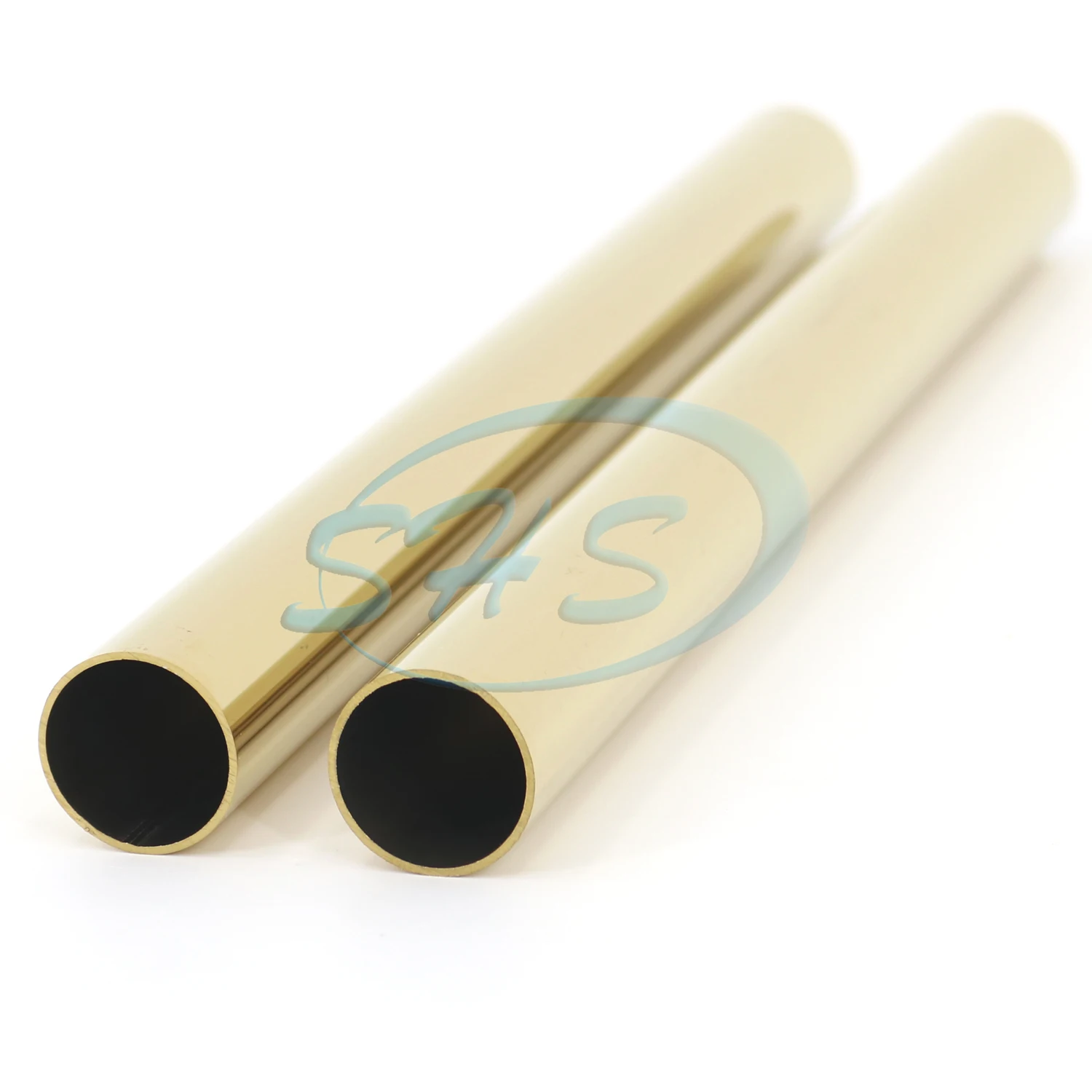 Ss201 304 modern house ornamental railing accessories design stainless steel PVD color tube for furniture interior decoration