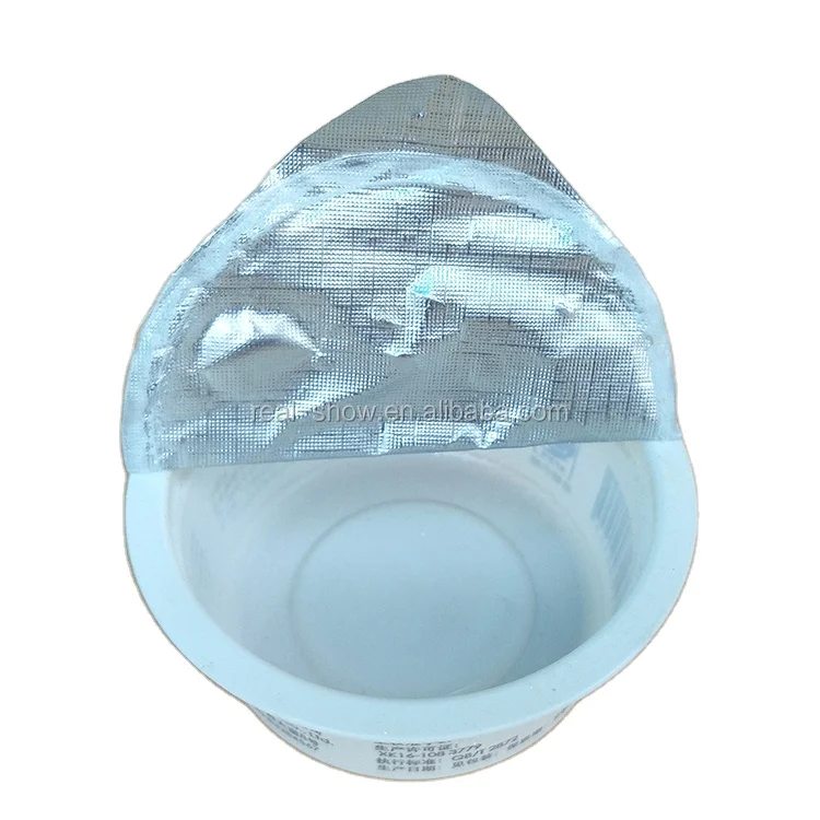 Easy-peel Laminated PP Lid Cup Sealing Film/Sealer Film Aluminum Foil Jelly Cup Lid Film