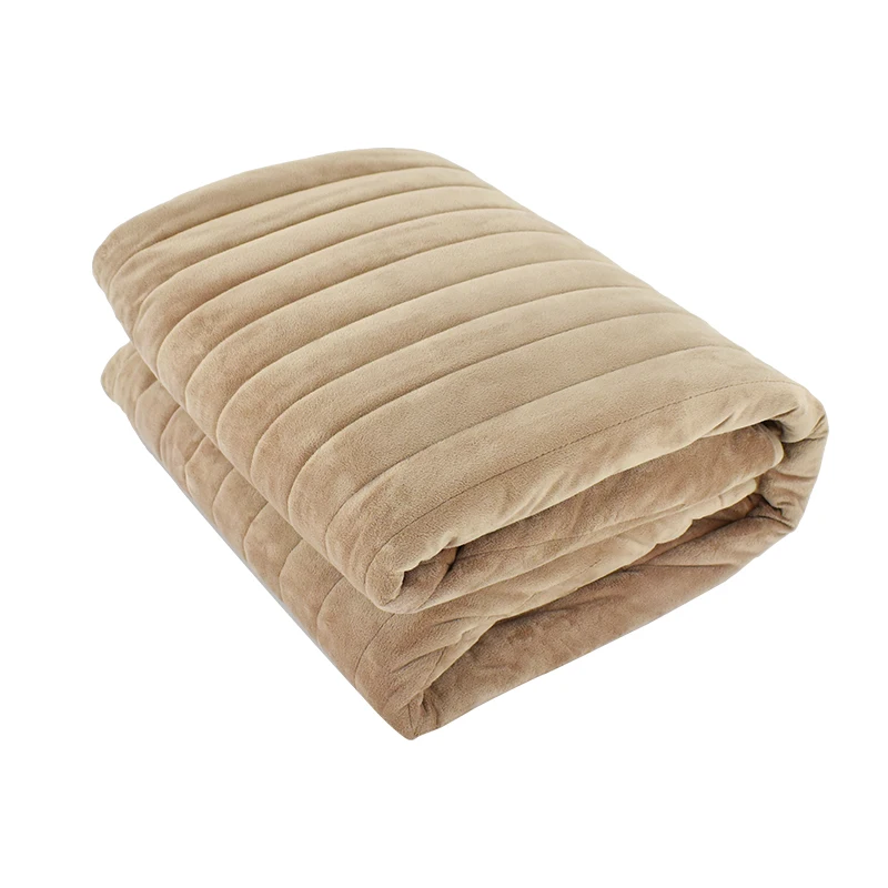 luxury heating underblanket  Faux-fur fleece & Flannel  soft fleece blanket safety fast heating washable