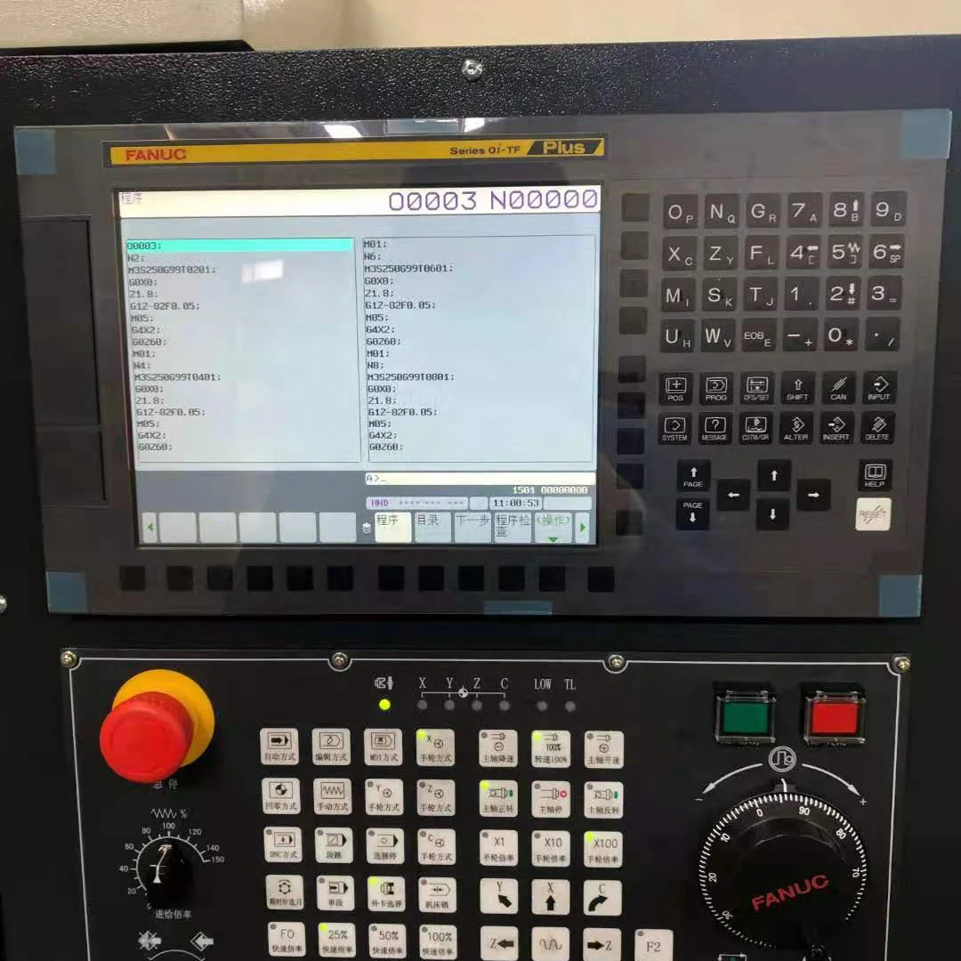 T&L Brand CK6536 Series Mini CNC Lathe Machine with FANUC system