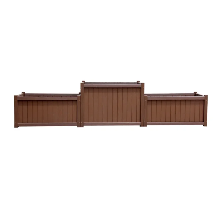 Natural Feeling Big Flower Pot Garden WPC Flower Planter Box