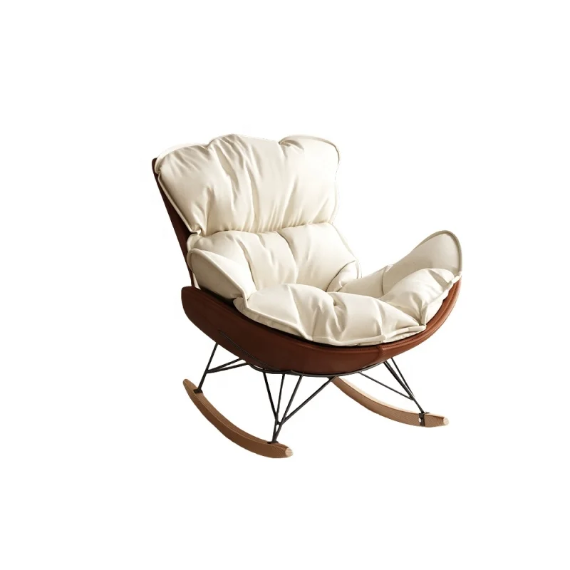 Nordic Rocking chair Modern luxury living room adult leisure egg chair home lazy lounger rocking chair