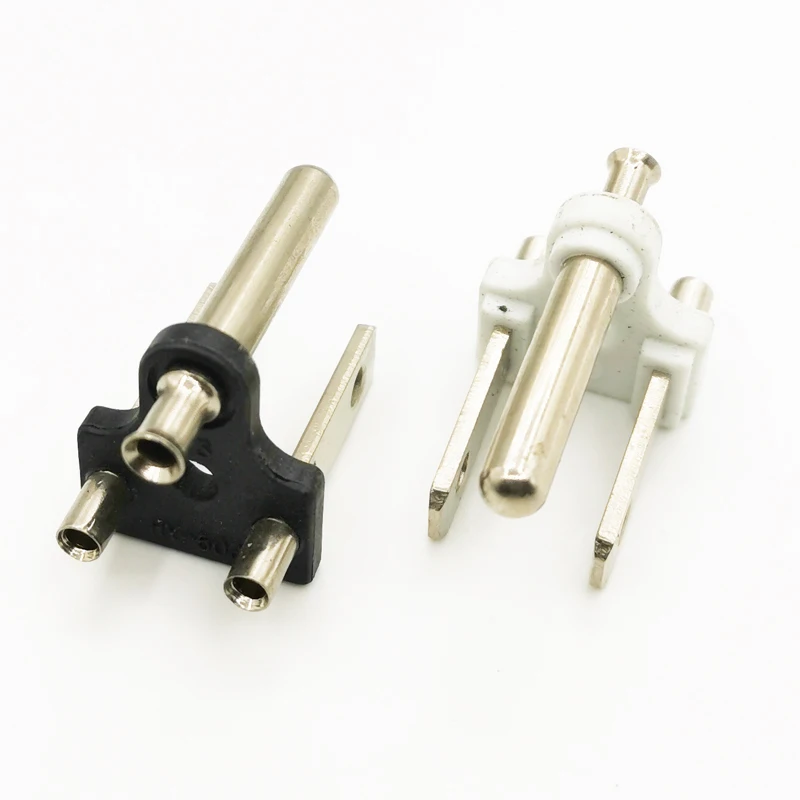 Вставка US 15A, американский адаптер питания на заказ, латунный плоский штекер, стандартный заземляющий штекер