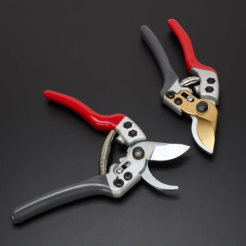 
Anti-slip Grip garden hand pruner fruit tree thick branch scissors Manual Bypass Pruning Scissors 
