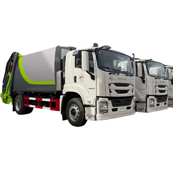 Упресненный мусоровоз ISUZU 4*2 высокое качество shacman 14-тонный уплотнитель цена