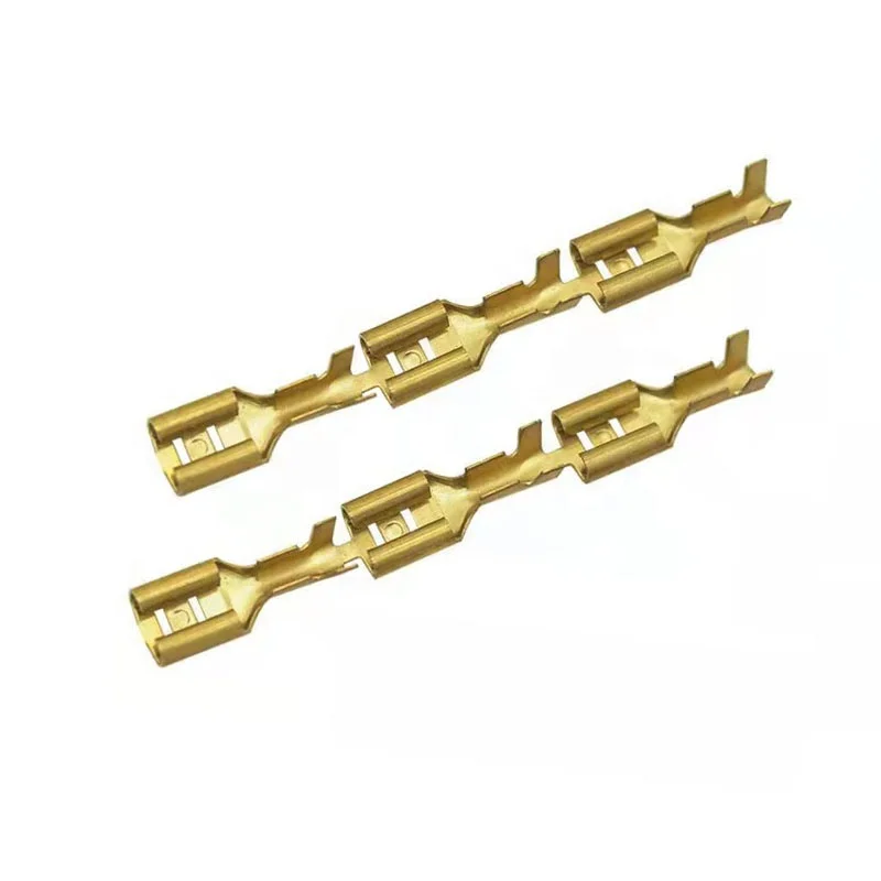 Replace 6.3 Crimp TE/DT/KET/AMP/MOLEX/JST terminal 6.3mm faston electrical connector Auto Terminals for home appliance cable lug