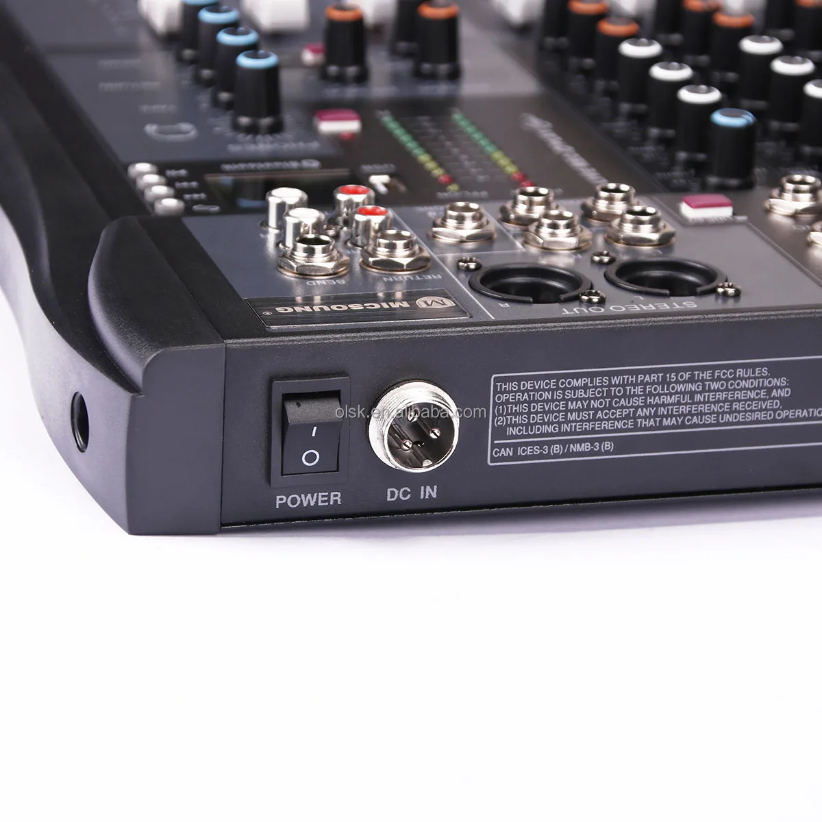 Clavax MR-60S MP3 6-канальный Профессиональный аудиомикшер с USB BT 48V Phantom 3-диапазонный EQ Reverb Effects для сценической производительности