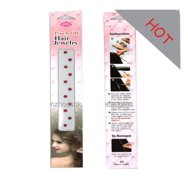 Moon and Star shaped Iron on fashion beauty temporary hair tattoos