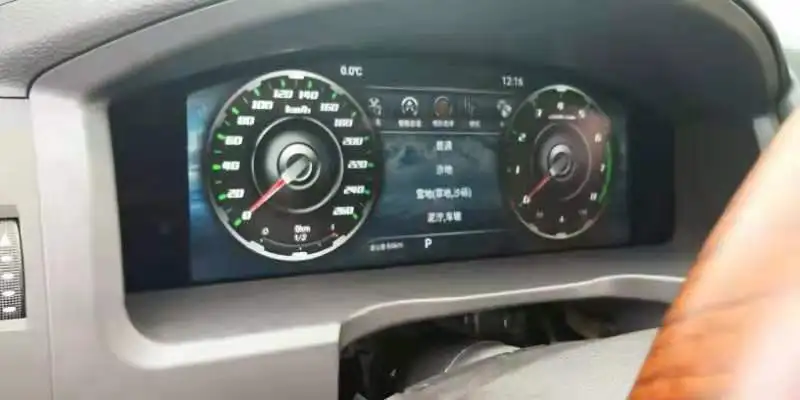 Измерительный экран для Toyota Land Cruiser 2008-2019 LC200 12 3 кластер сменная панель инструмента развлекательный мультимедийный плеер