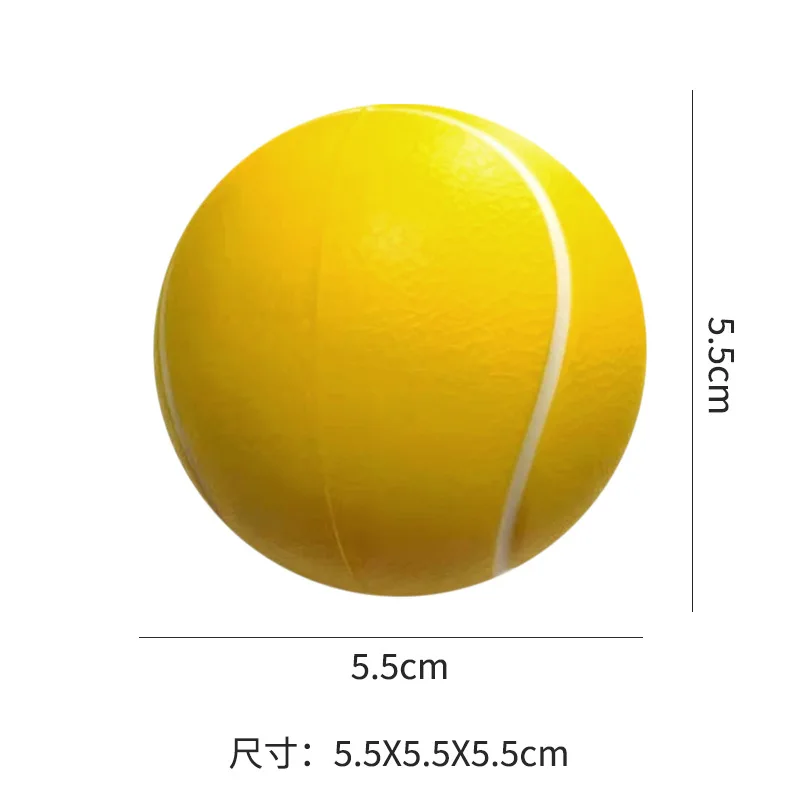 High Quality Funny PU Anti-Stress Smiley Ball 5.5cm round Soft Toy for Outdoor Use Printed with Custom Logo Made from Rubber TPR