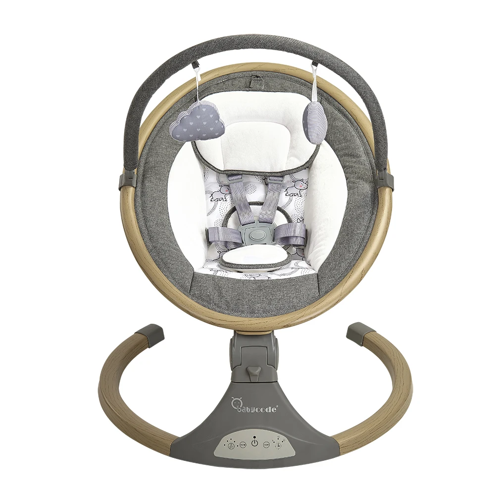 Hot Popular Aluminum Baby Swing Chair Smart Auto Christmas Electric Bouncer Rocker