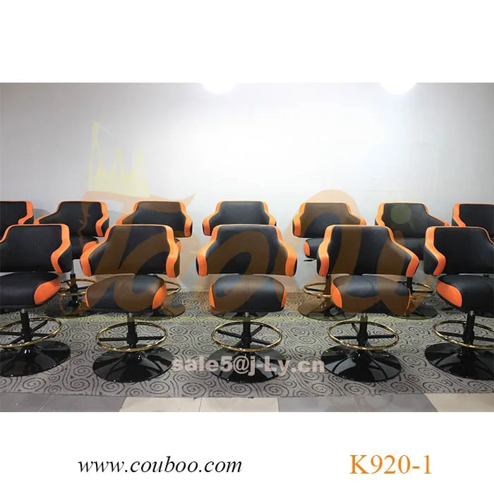 K920-1 Resort Chair Gas Lift Armrest Bar Stool Swivel Adjustable Height Slot Gaming Poker Casino Bar Chair