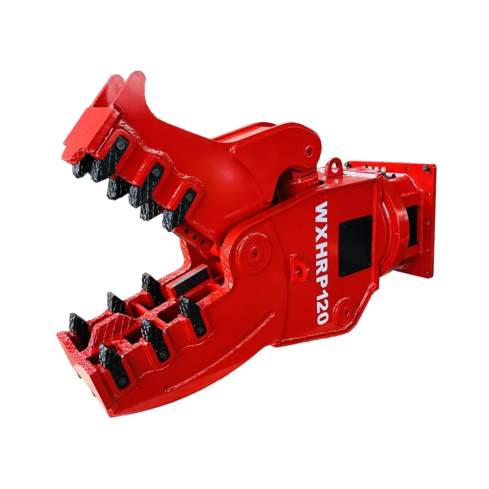 Weixiang Excavator Attachment Demolition Shear Concrete Crusher Hydraulic Rotating Pulverizer