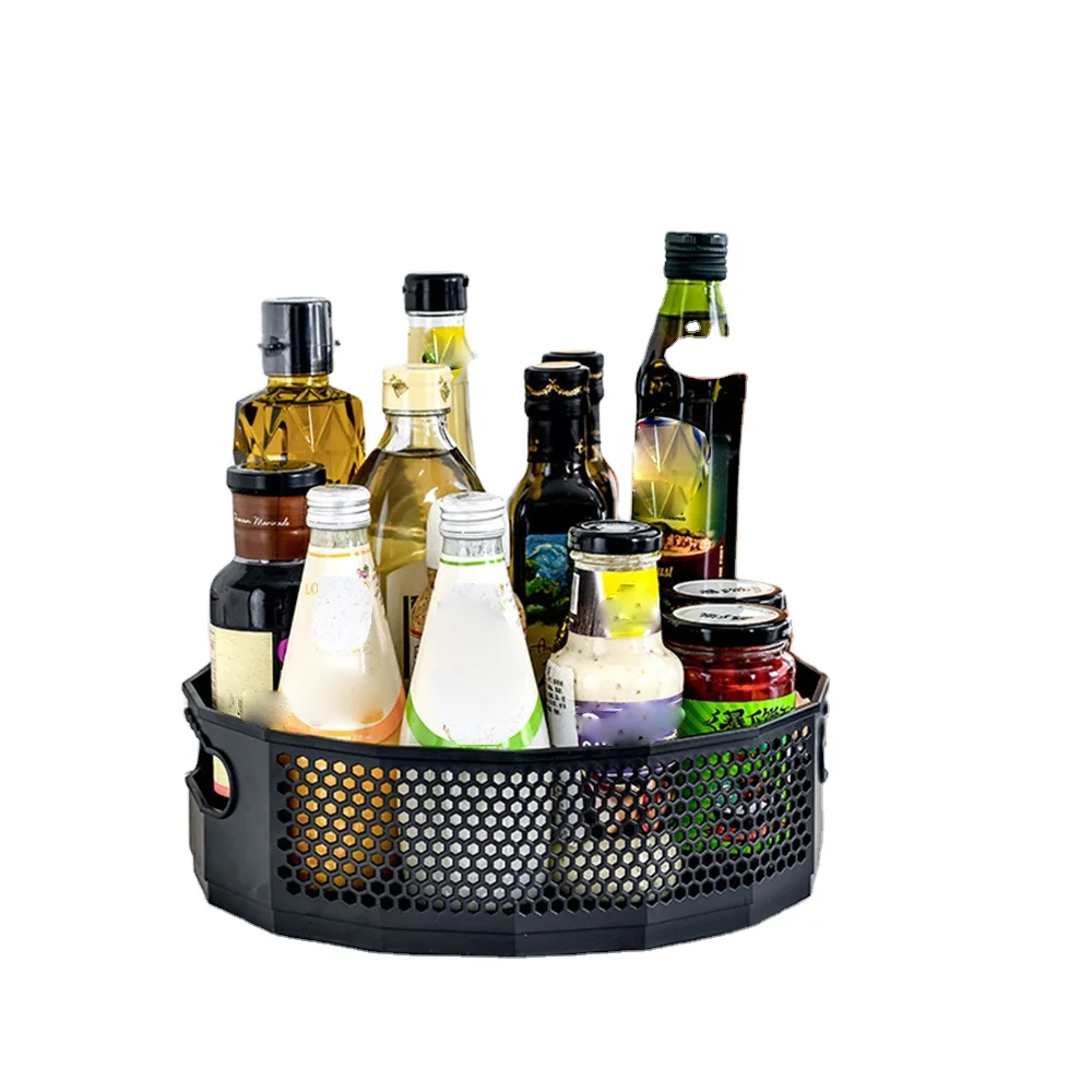 Многофункциональная вращающаяся дисковая коробка для хранения бытовой кухни ванной комнаты противоскользящая полка ухода за кожей