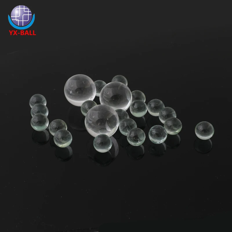 Hot sale 3mm4mm5mm6mm10mm12.7mm14mm16mm21mm round clear solid glass marble ball for spray paint aerosol cans