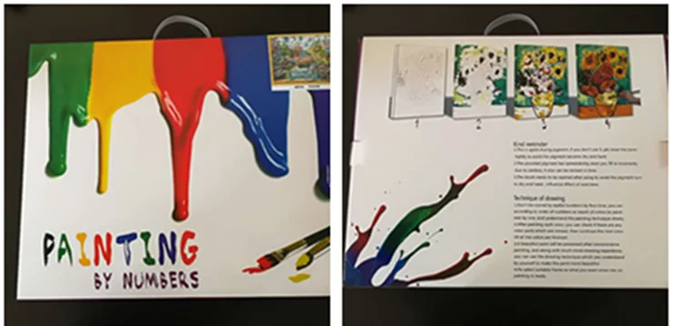 Manufacturer Wholesale Beautiful Tulip Flower Painting by Numbers DIY hand-painted Painting by Numberskit adult home decoration