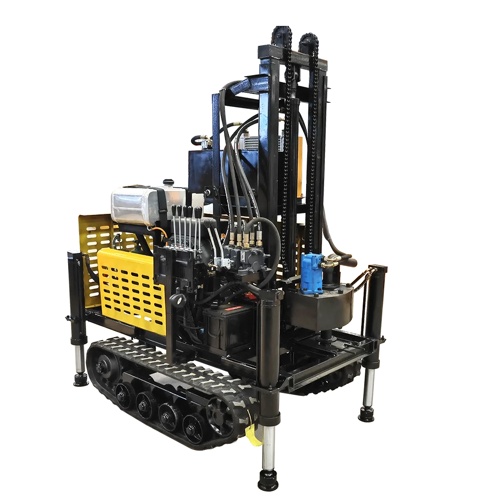 Crawler Mounted Multifunctional Hydraulic Water Well Drilling Rig Machine