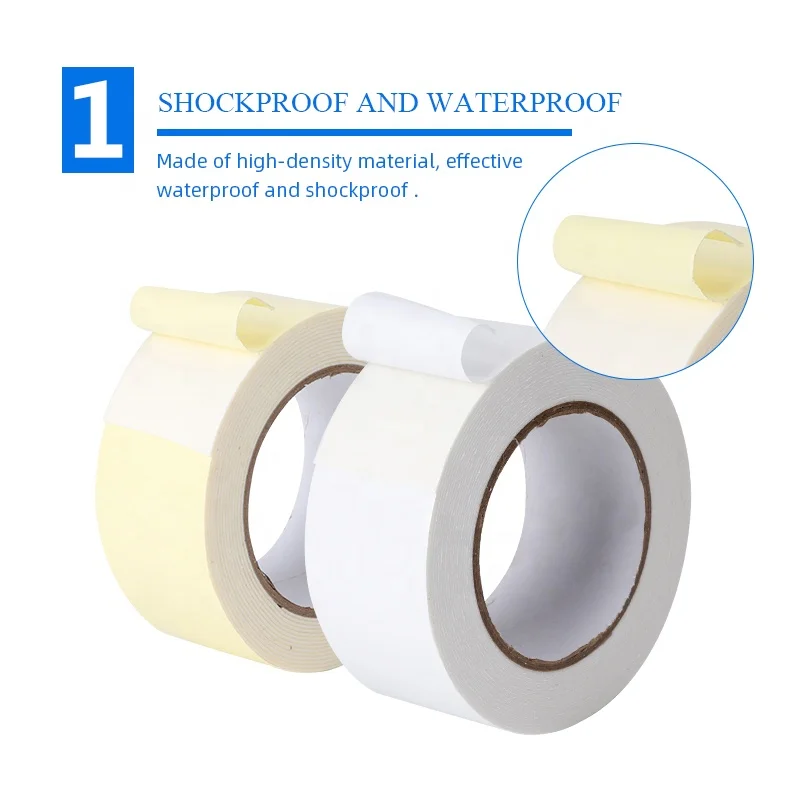 Waterproof Double Sided Adhesive PE Foam Tape High Adhensive