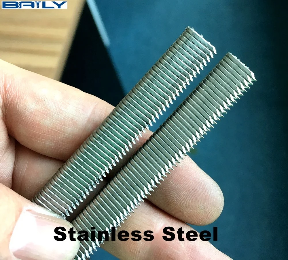 Stainless 304 High Carbon Steel 410K 413K 416K 419K Aluminium Pipe Staple Brad Nails
