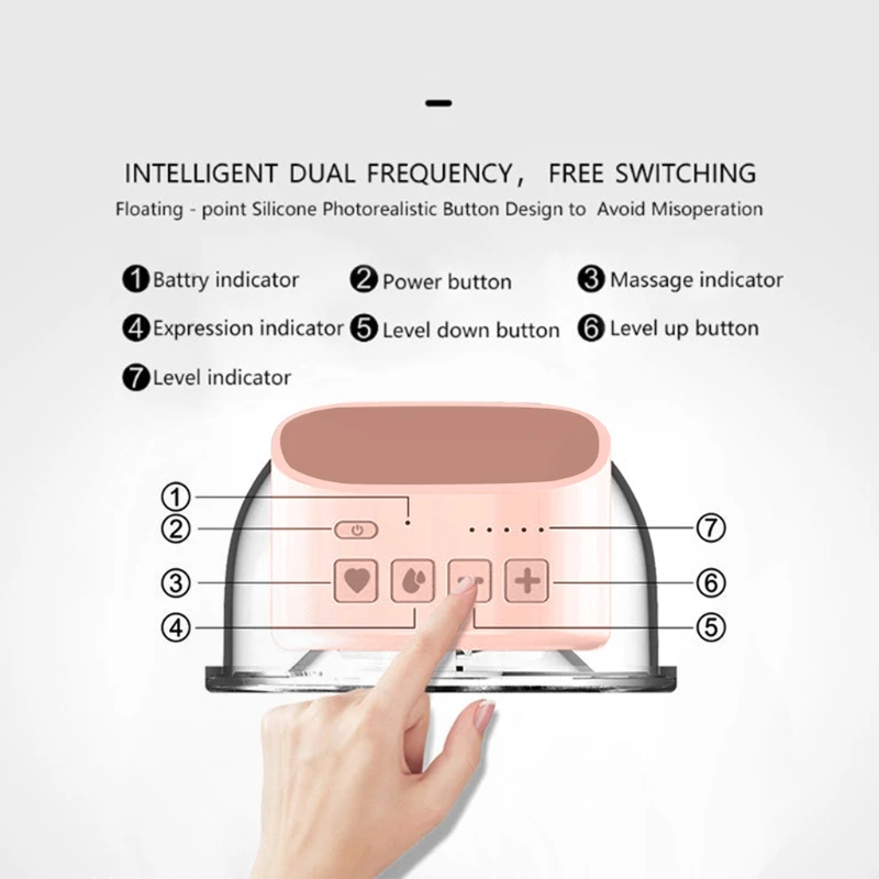 Portable Rechargeable Wireless Silicon Hands Free Extractor De Leche Portatil Electr Baby Milk Wearable Breast Pumps