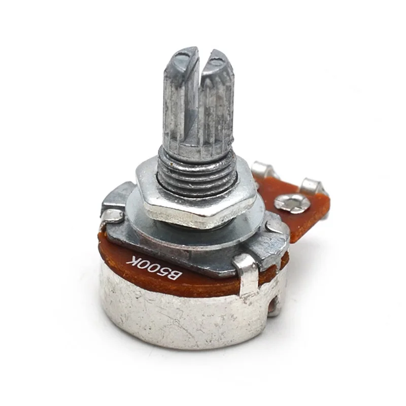 A500k/B500K 15mm ELectric Bass Guitar Volume Tone Pots Audio Tone Switch Potentiometer