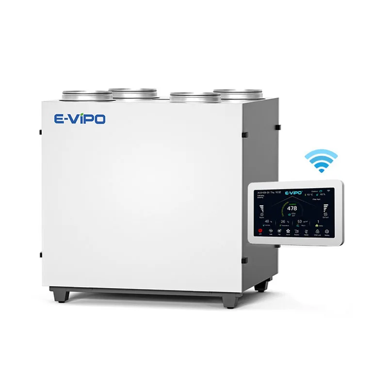 E-VIPO вертикальный рекуператор с двойным потоком