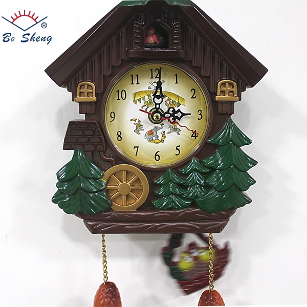 Christmas Musical Decoration Wall  Clock 12 inch Promotion gift Home Decor Christmas Wall Clock