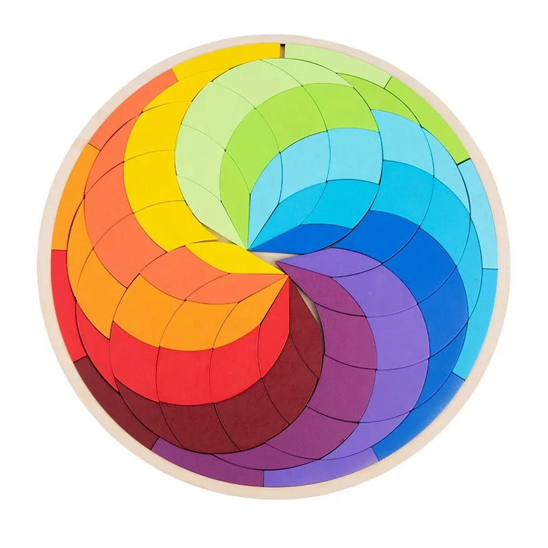 C01839 EN71 CE certificate Educational Toy Travel Game set Logic Geometry Game Gift wooden pattern puzzle 72 pcs-Tornado-image