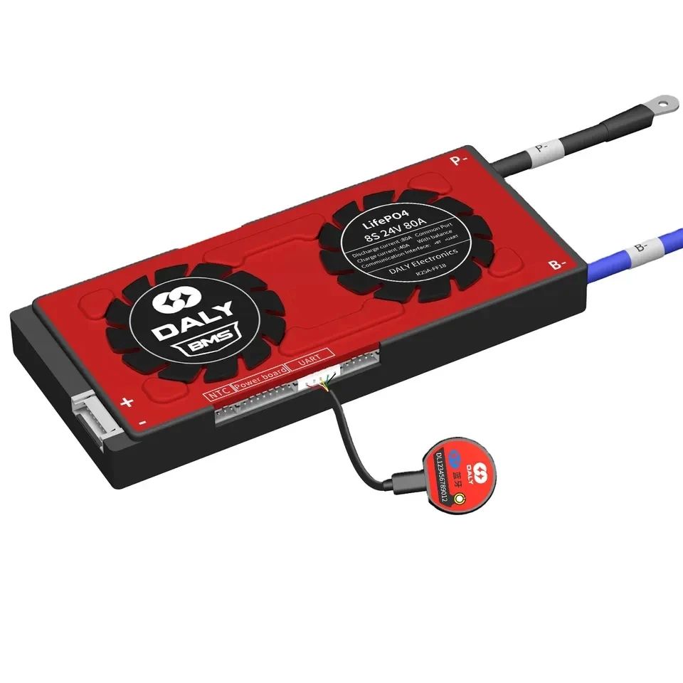 Daly BMS lifepo4 4s/8s/16s литиевая батарея 40a 60a 100a 150a 200a 250a bms 16S 48v умная система