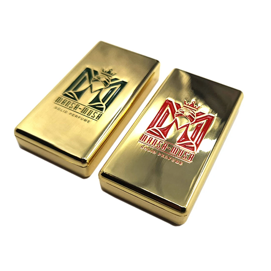 Magnetic Refill Solid Perfume Gold Compact