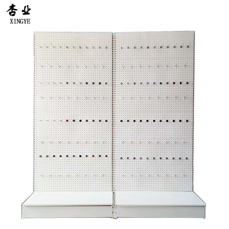 Suitable Price Supermarket Gondola Double-sided Rack Display with Heavy Duty Cold-rolled Steel Milk