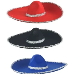 Halloween Yule Ball hat carnival Mexican straw hats colorful new carnival Thanksgiving costume clothes