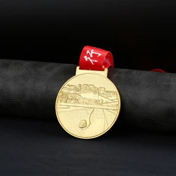 Factory Gold Silver Copper Metal Taekwondo Judo Football Armwrestling Badminton Marathon Custom Sports Medals/Medallion