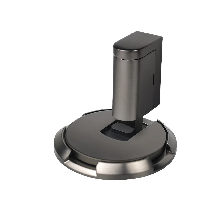 Zinc alloy automatic floor mounted door stopper mechanical door stopper