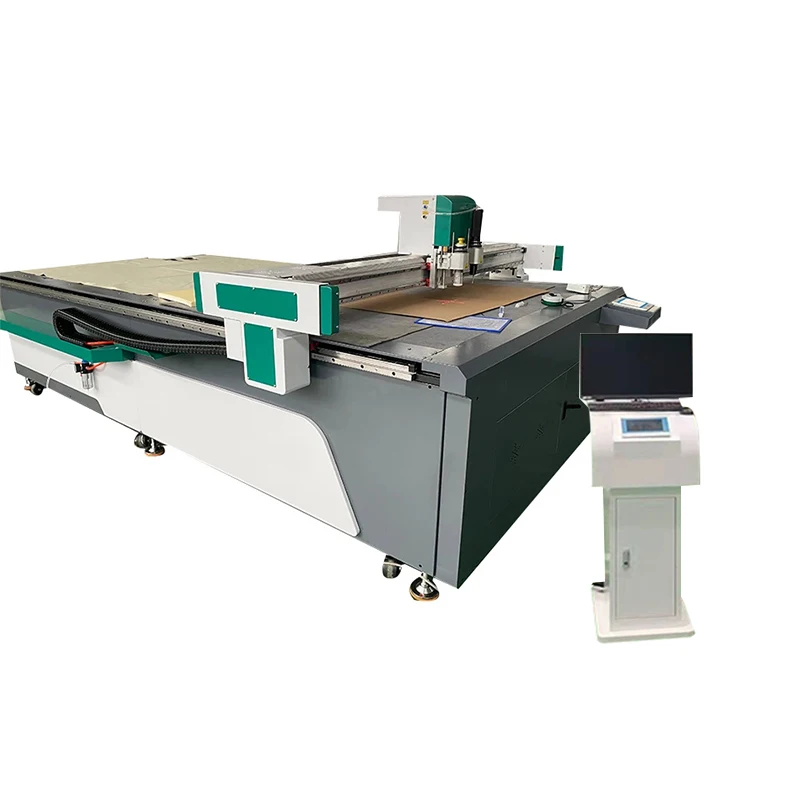 TC Vibration Knife cardboard glasses cutting machine cardboard blank  making machine cardboard label cutting machine with CE