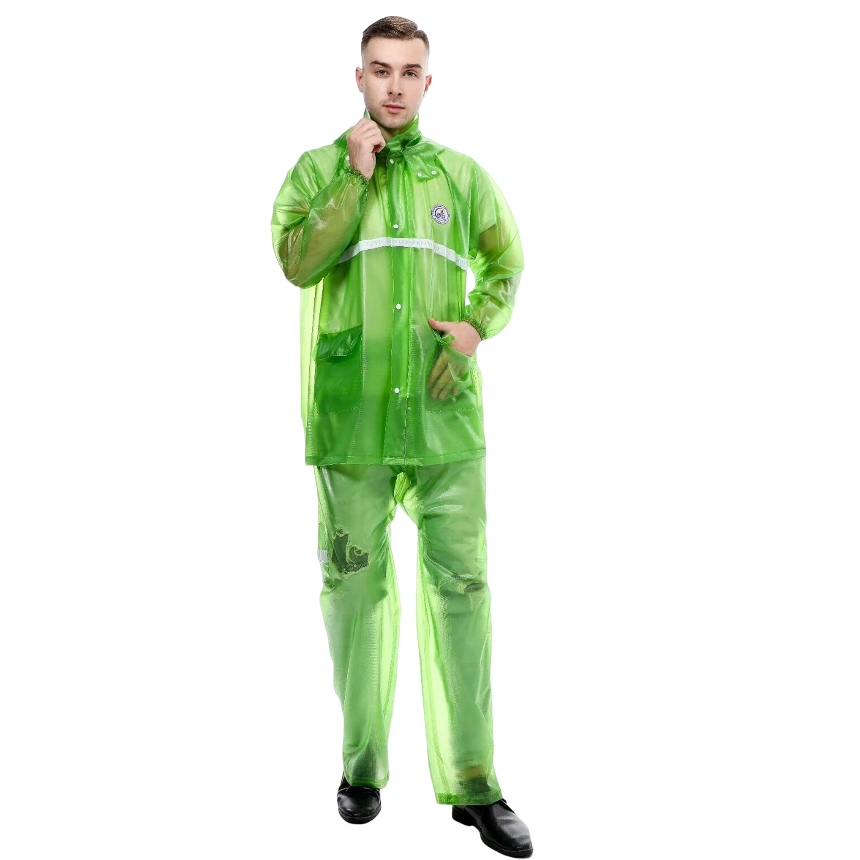 Customization New 100% New Pvc Raw Materials Fashion Manufacturers Rain Coat Adults Raincoat