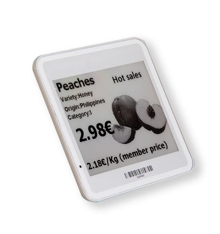 
Epaper Labels Red Color Security Colors E-Ink E Esl Price Tag 