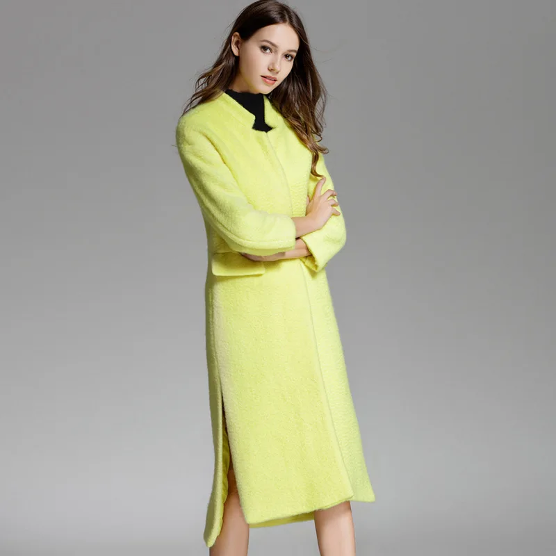 Ladies Winshirtool Cblazersgray Whites Wool Coblazerhionable and Comfortable Wool Coat Ble Wool Coat Fleece Casual Woven Long