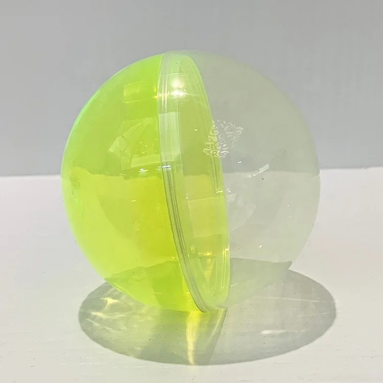 Cheap Price 75mm plastic openable balls toys empty capsule balls toys