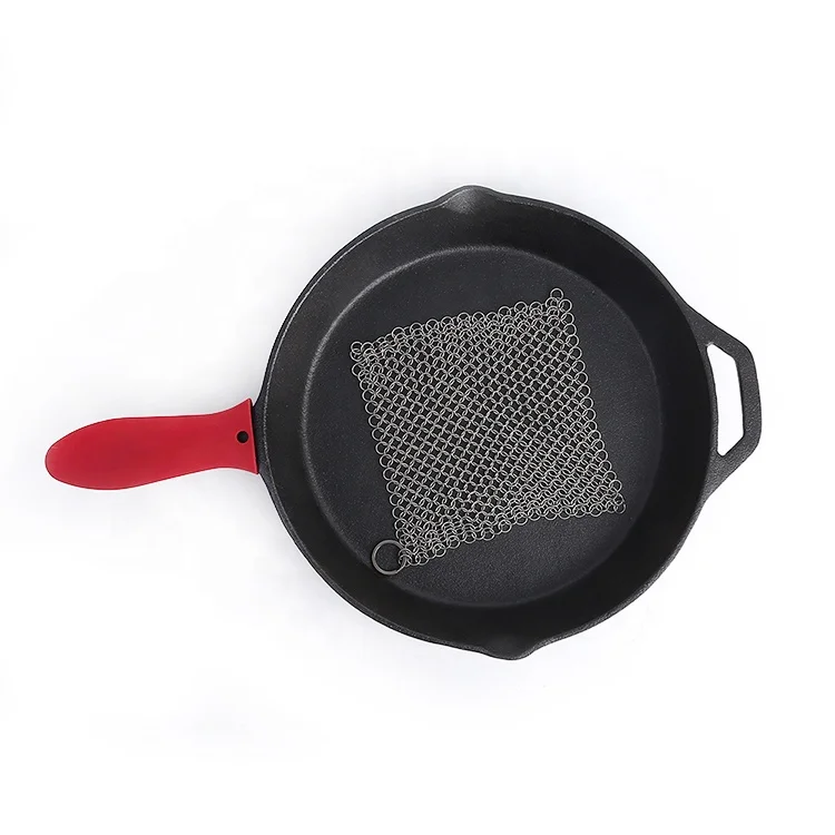 Heat-Resistant Kitchen Pre-Seasoned Anti-rust Nitriding Cast Iron Skillet