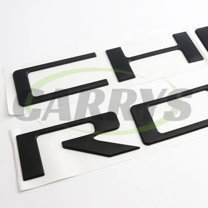 2019-2024 Tailgate Letter For Chevrolet Silverado 3D Decal Sticker