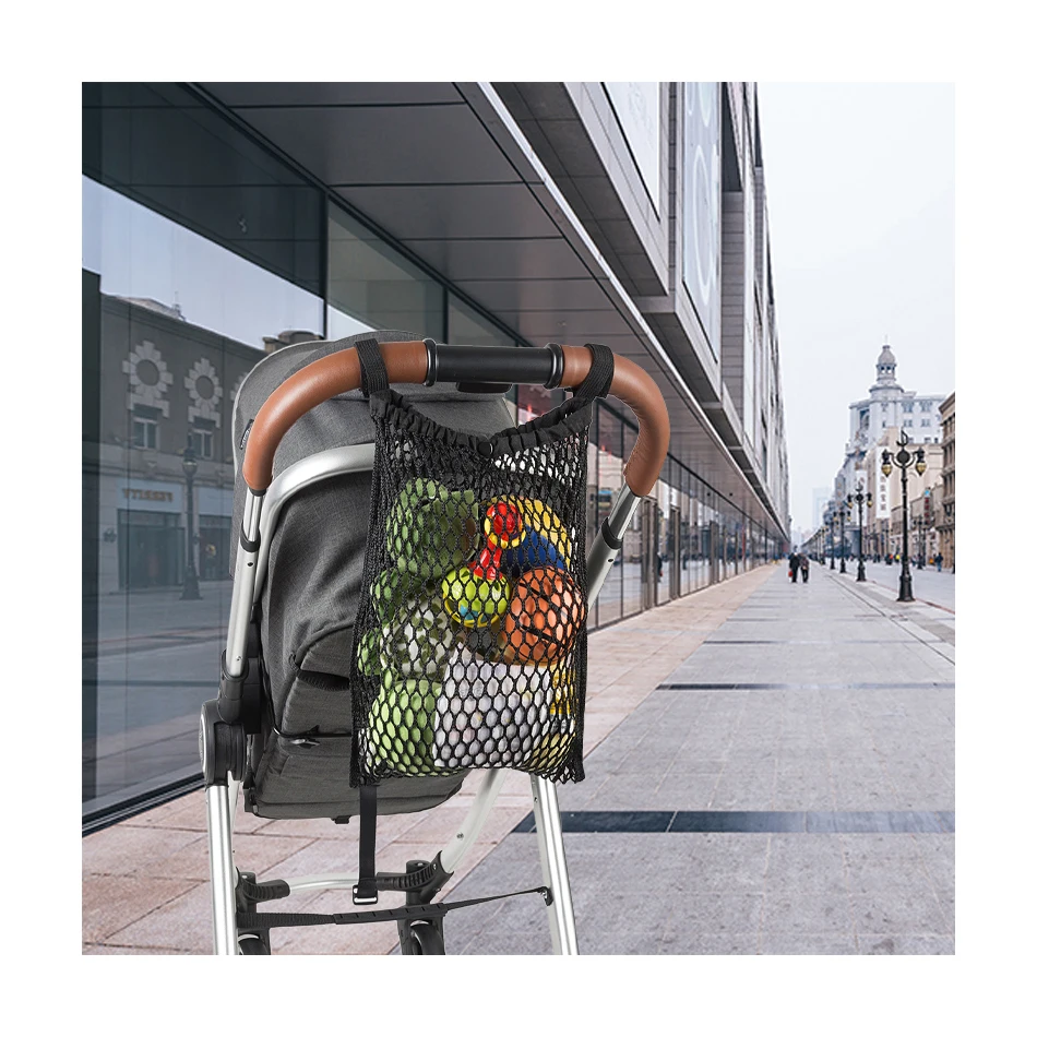 New Universal Stroller Organizer Diaper Bag Multifunction Polyester Mesh Troller Baby Bag