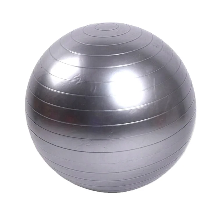 55cm Anti-Slip PVC Pilates Yoga Ball with Straw Improves Balance Exercise Product Type