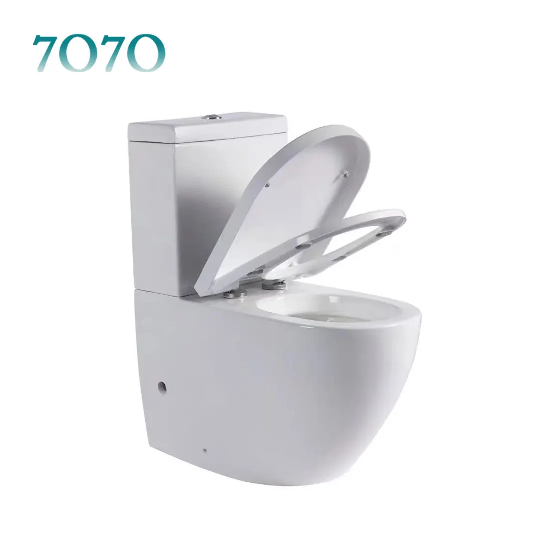 Ceramic Toilet Manufacturers Floor Mounted Wc Toilet Set Sanitary Ware Bathroom Two Piece Toilet