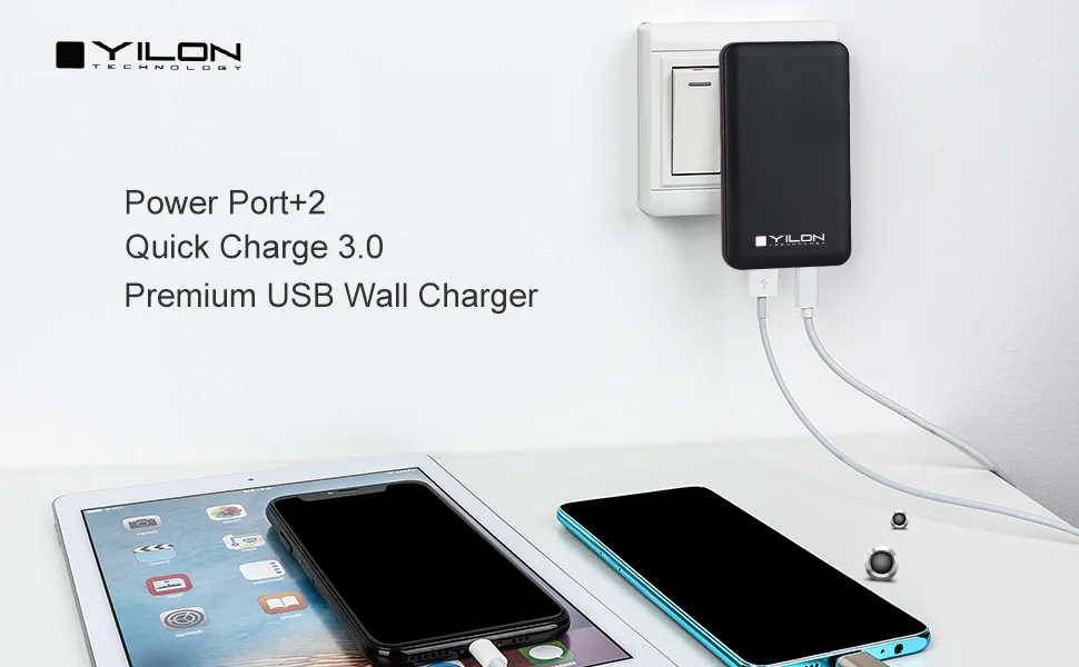 Source manufacturer supports customization wall charger fast charging 1 usb and 1 type C US