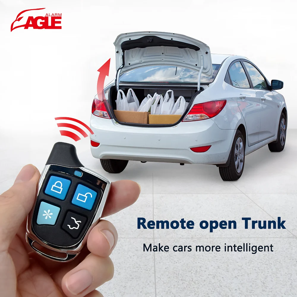 wholesale universal smart key lcd two way anti theft engine start stop remote control keyless entry car alarm system with remote