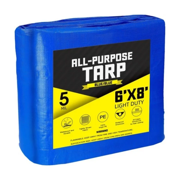 YRH Factory PE PVC Tarpaulins Tarpaulin With Eyelets Retractable Plastic Canvas Sheet China Waterproof Trailers Cover Truck