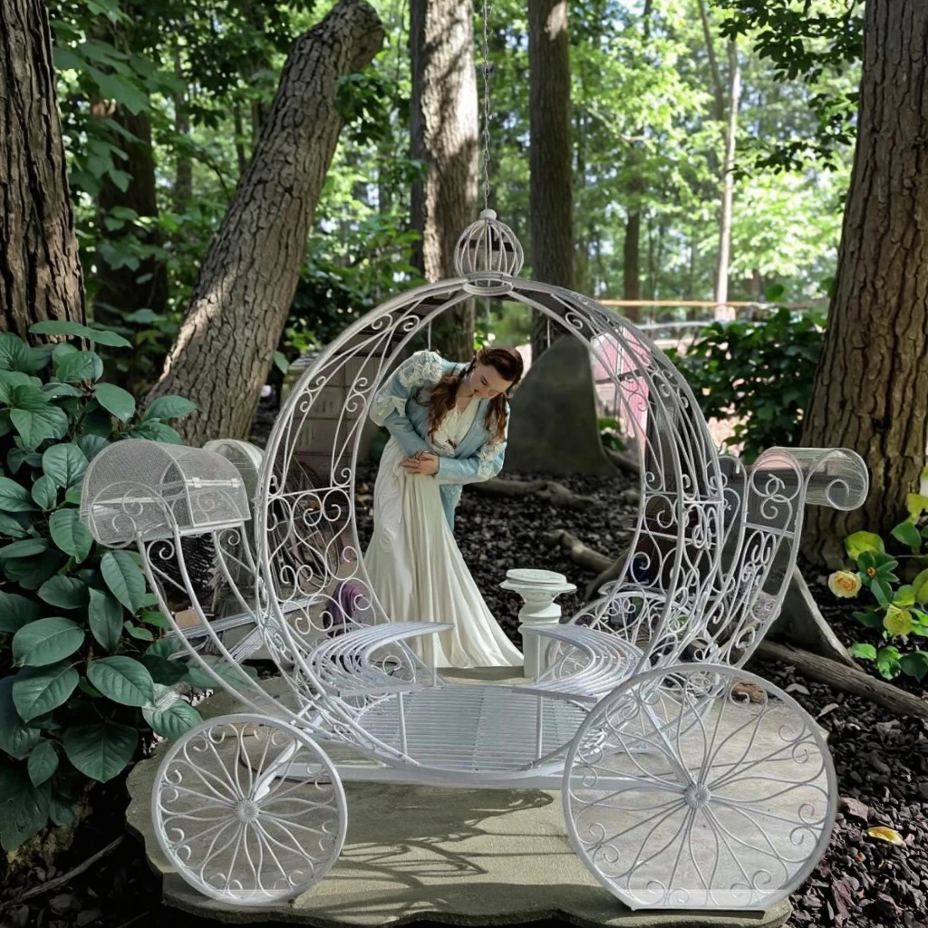 Wedding Carriage Elegant Event Decoration Cinderella Pumpkin Carriage