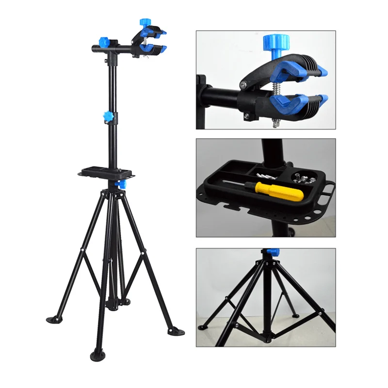 Стальная Телескопическая Подставка для ремонта велосипеда горная электрическая Рабочая Складная подставка