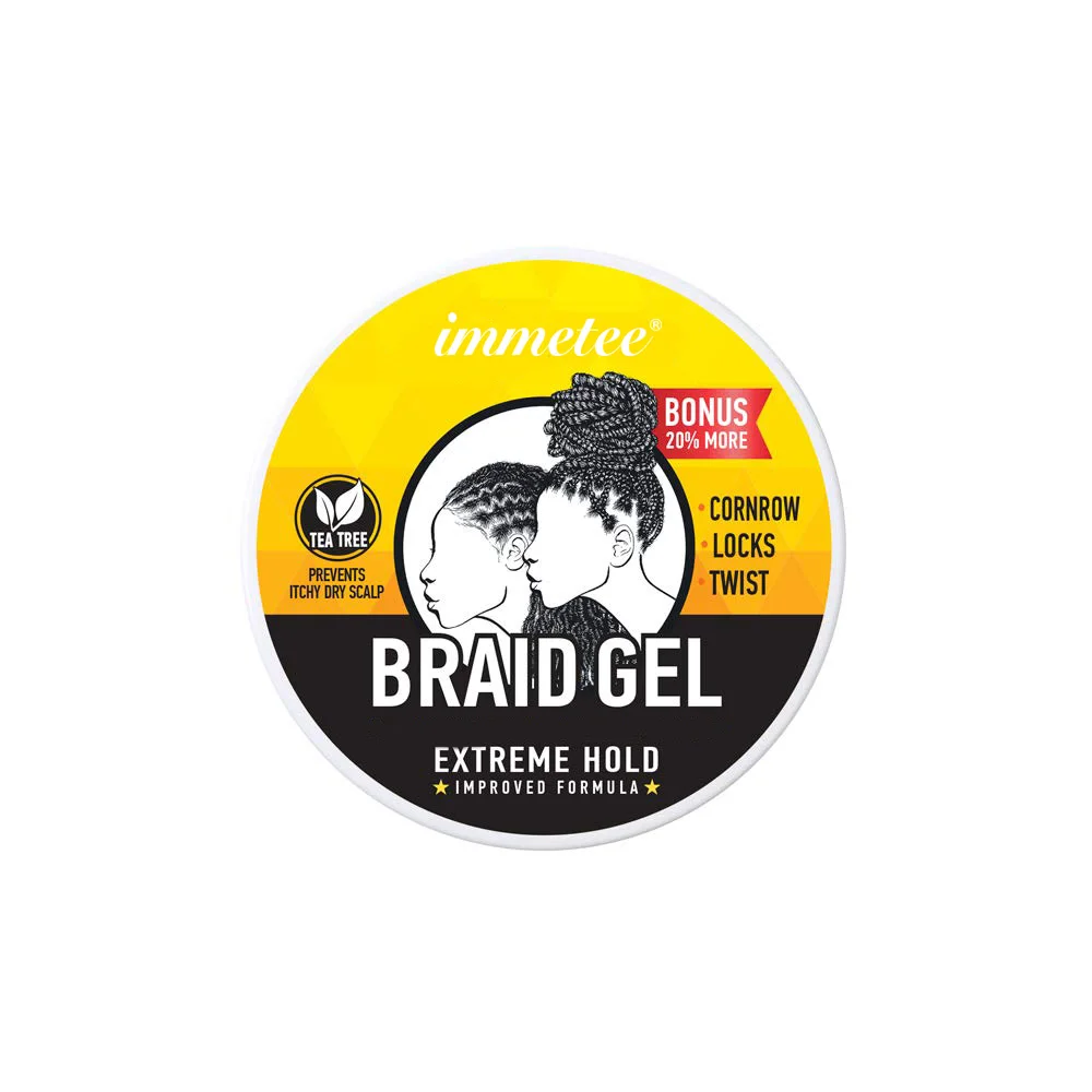 Good look hair gel private label braiding hair gel baby hair edge control twist and lock gel for black women